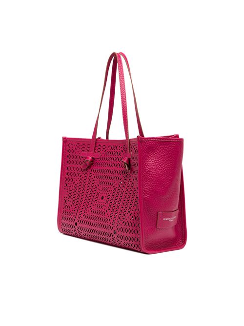 Shopping Bag Marcella in pelle traforata Desert Flower GIANNI CHIARINI | BS 12390 LNRDESERT FLOWER